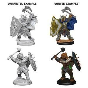 Dragonborn Male Paladin: D&D Nolzur's Marvelous Unpainted Miniatures (W4)