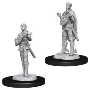Female Half Elf Bard: D&D Nolzur's Marvelous Unpainted Miniatures (W7)