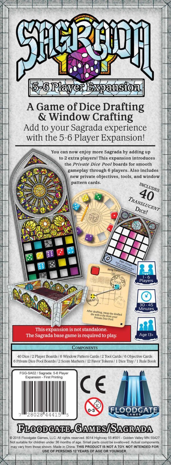 Sagrada 5-6 Player Expansion - Image 2