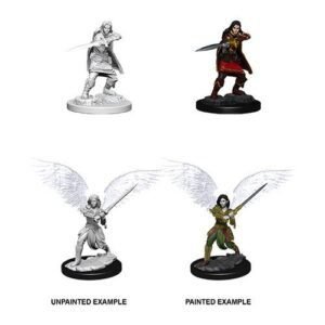 Female Aasimar Fighter : D&D Nolzur's Marvelous Unpainted Miniatures (W4)
