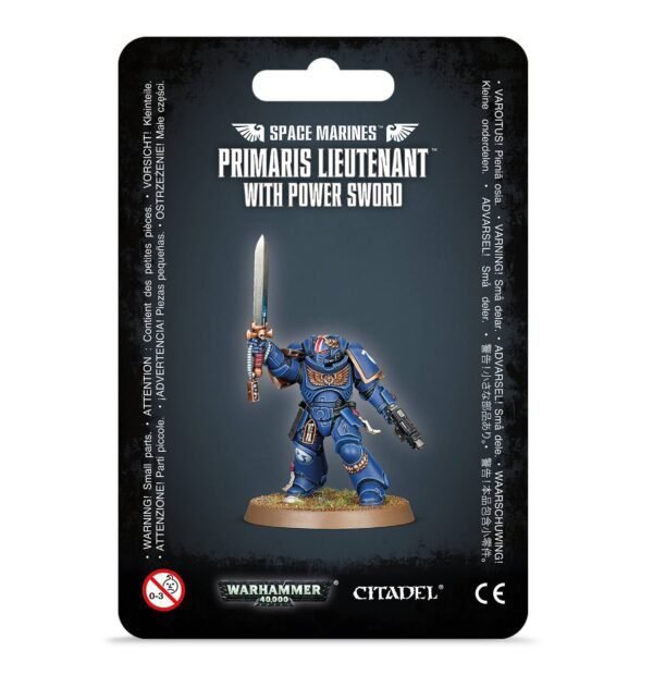 S/M PRIMARIS LIEUTENANT WITH POWER SWORD