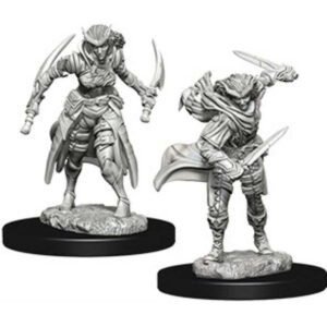 Tiefling Female Rogue: D&D Nolzur's Marvelous Unpainted Miniatures