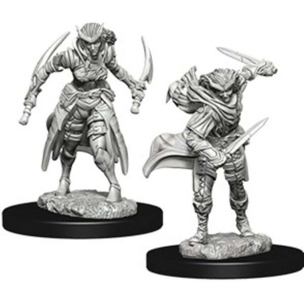 Tiefling Female Rogue: D&D Nolzur's Marvelous Unpainted Miniatures