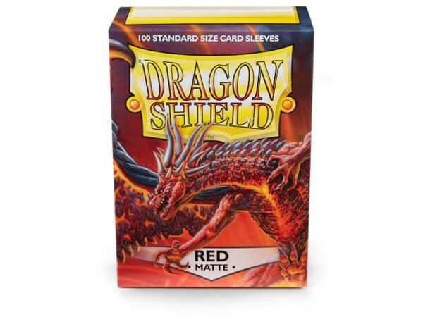 Dragon Shield Matte Red Sleeves (100)