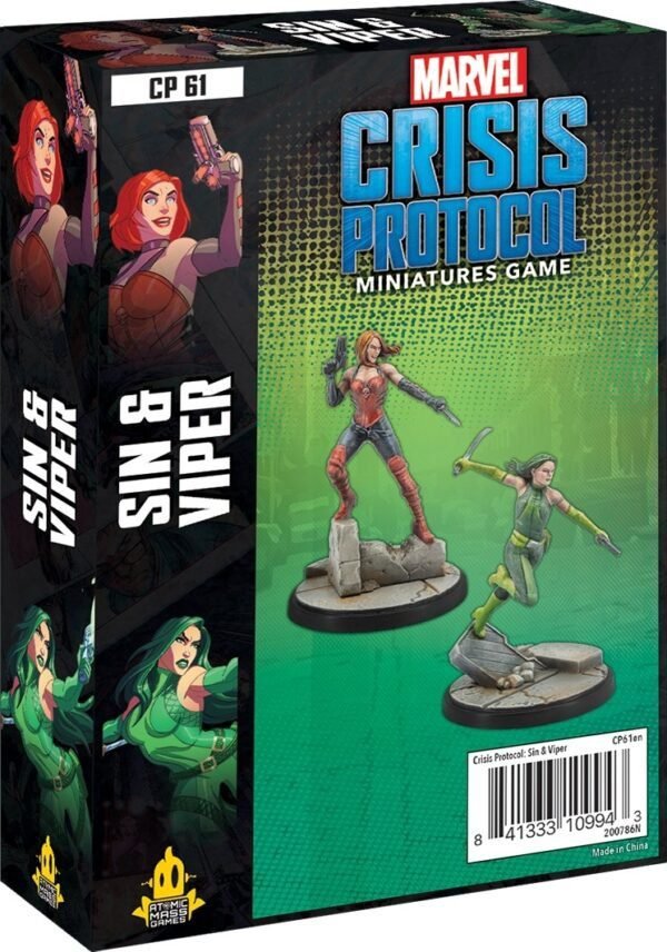 Sin and Viper Character Pack: Marvel Crisis Protocol