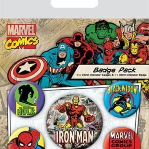 Marvel Comics Pin Badges 5-Pack Iron Man