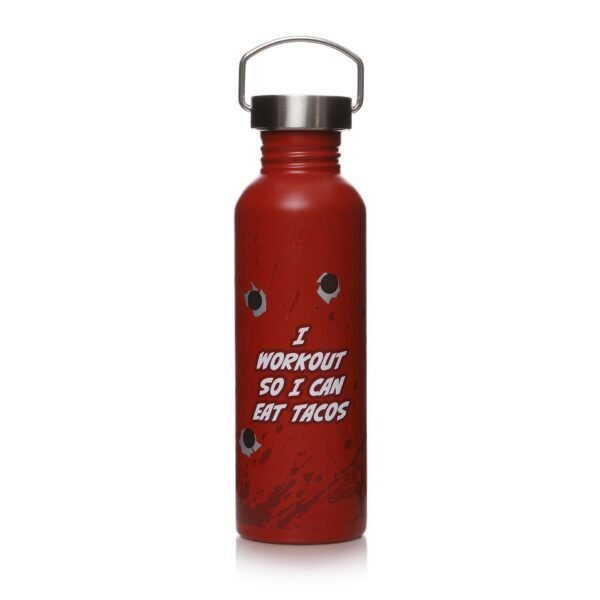 Water Bottle (Metal) - Marvel (Deadpool)