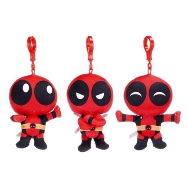 Deadpool 13cm Chibi Plush Bag Clips
