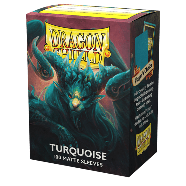 Dragon Shield - Players Choice - Turquoise 'Atebeck'