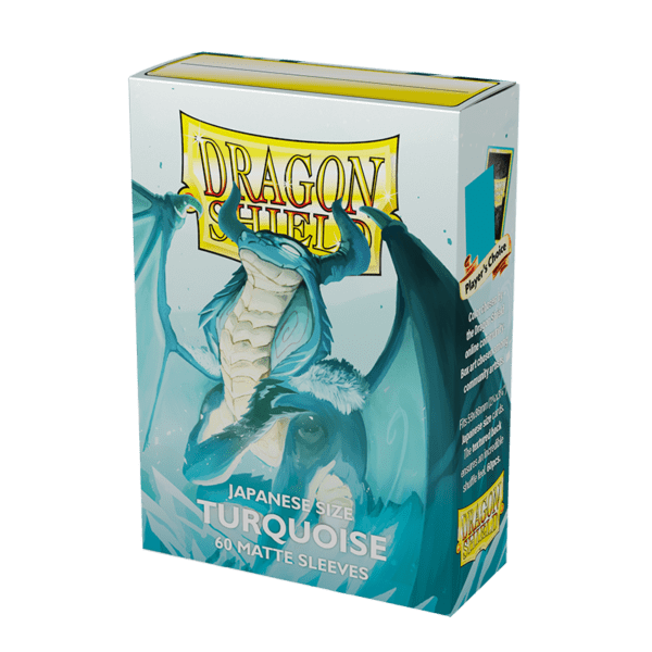 Dragon Shield Small Sleeves - Matte Turquoise