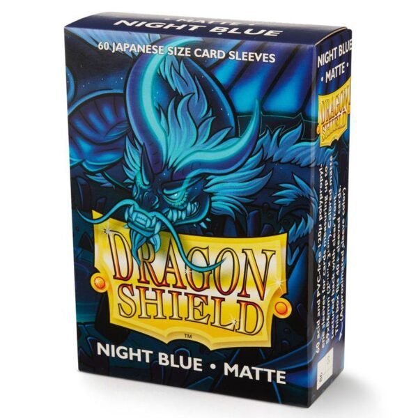 Dragon Shield Small Sleeves - Matte Night Blue (60)