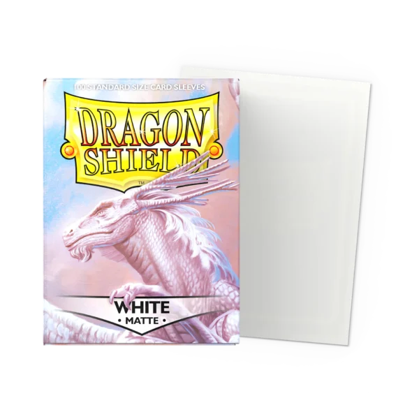 Dragon Shield Matte White Sleeves (100)