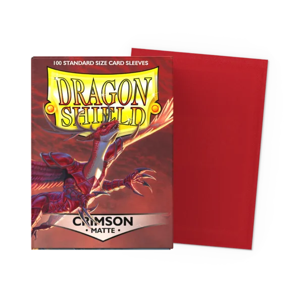 Dragon Shield - Matte Crimson (100 Sleeves)