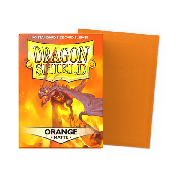 Dragon Shield Matte Orange Sleeves (100)