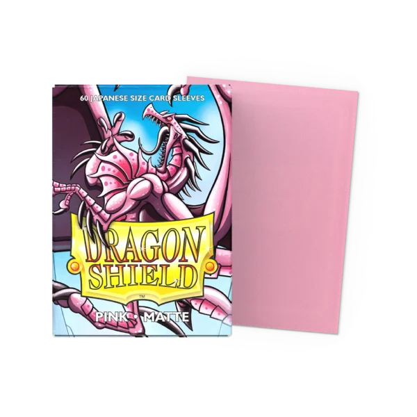 Dragon Shield Small Sleeves - Matte Pink (60)