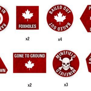 Team Yankee Canadian Token Set