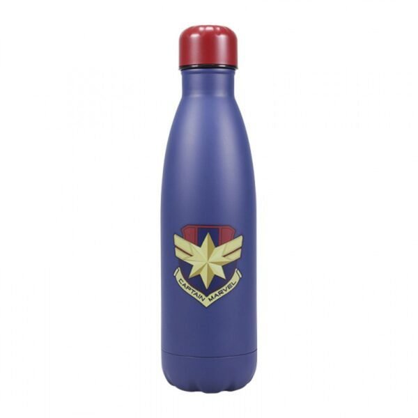 Waterbottle (Metal) - Marvel (Captain Marvel)