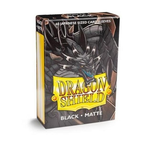 Dragon Shield Small Sleeves - Matte Black (60)