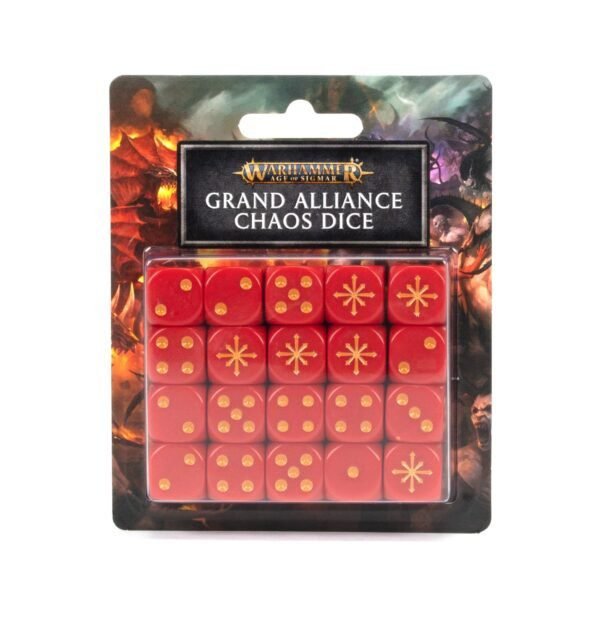 AOS: GRAND ALLIANCE CHAOS  DICE SET