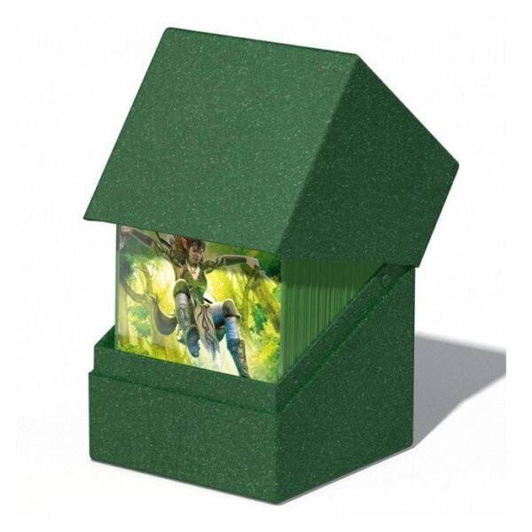 Ultimate Guard Return To Earth Boulder Deck Case 100+ Standard Size Green