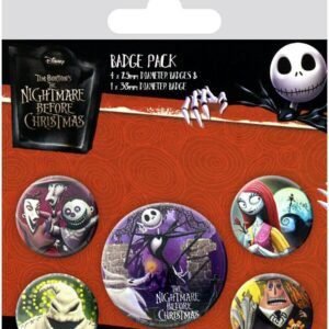 NIGHTMARE BEFORE CHRISTMAS (CHARACTERS) BADGE PACK