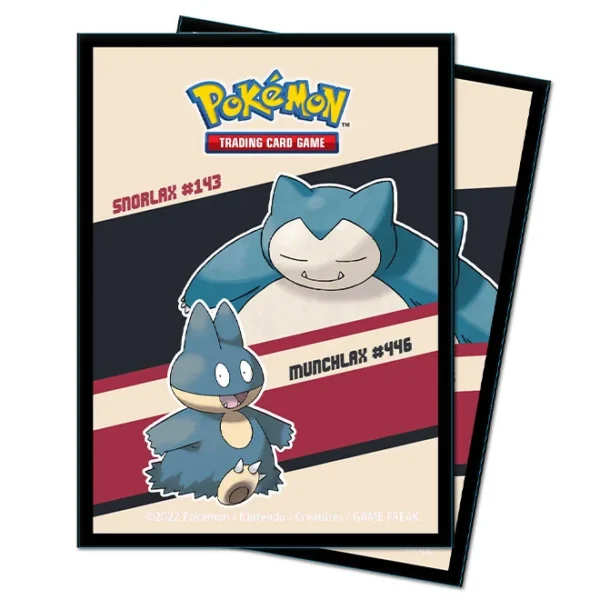 Pokemon Snorlax & Munchlax 65ct Deck Protectors