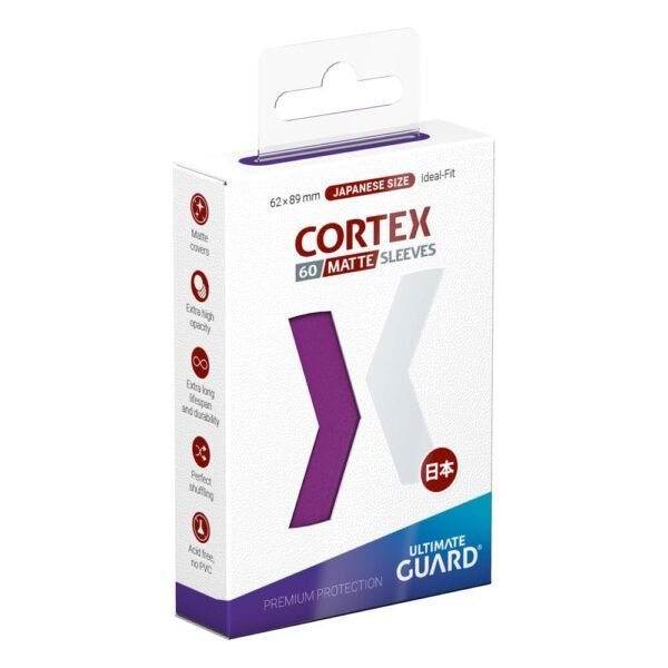 Ultimate Guard Cortex Sleeves Japanese Size  Matte Purple (60)