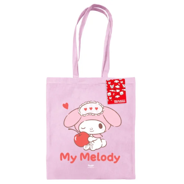 MY MELODY (CHERRY) CLASSIC PINK TOTE BAG