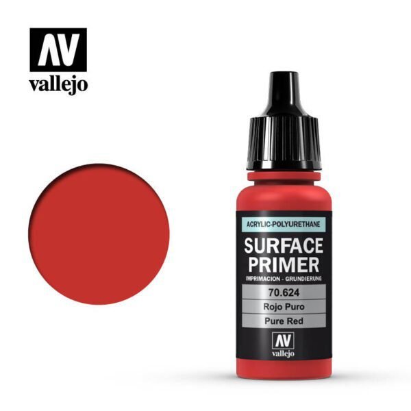 Vallejo Polyurethane - Primer Red 17ml