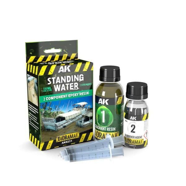 AK Diorama: Resin Stagnant Water Components Epoxy Resin 180ml