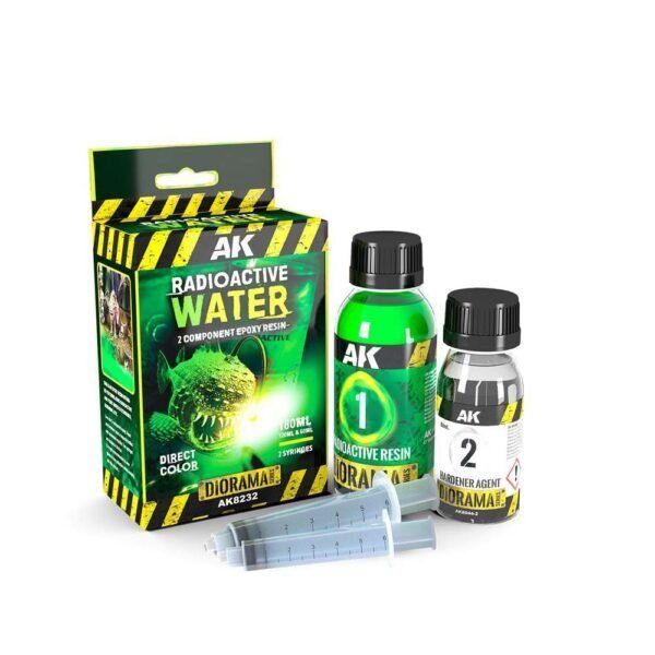 AK Diorama: Resin Radioactive Water Components Epoxy Resin 180ml