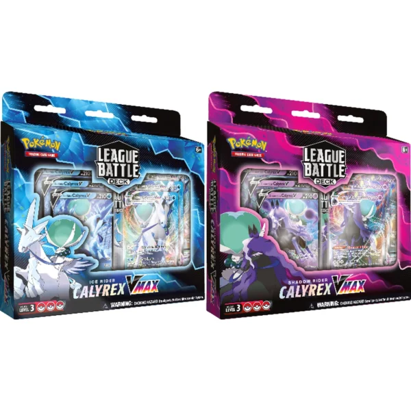 Pokemon TCG: Shadow Rider Calyrex VMAX and Ice Rider Calyrex VMAX League Battle Deck