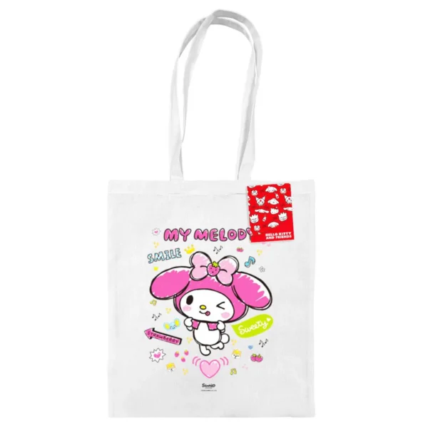 MY MELODY (SWEETY) WHITE TOTE BAG