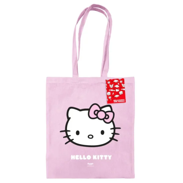 HELLO KITTY BOW PINK TOTE BAG