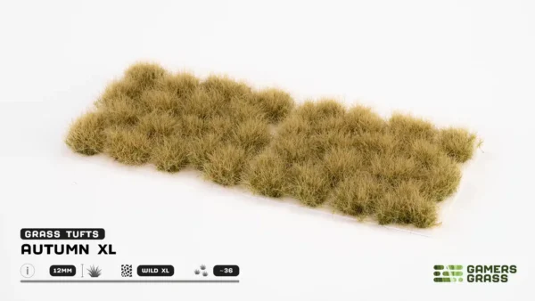 Autumn XL 12mm Wild XL Static Grass Tufts