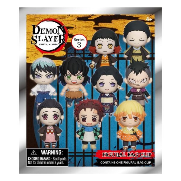 Demon Slayer: Kimetsu no Yaiba 3D PVC Bag Clips Series 3