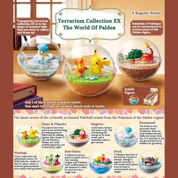 Pokémon World Of Paldea Terrarium Collection